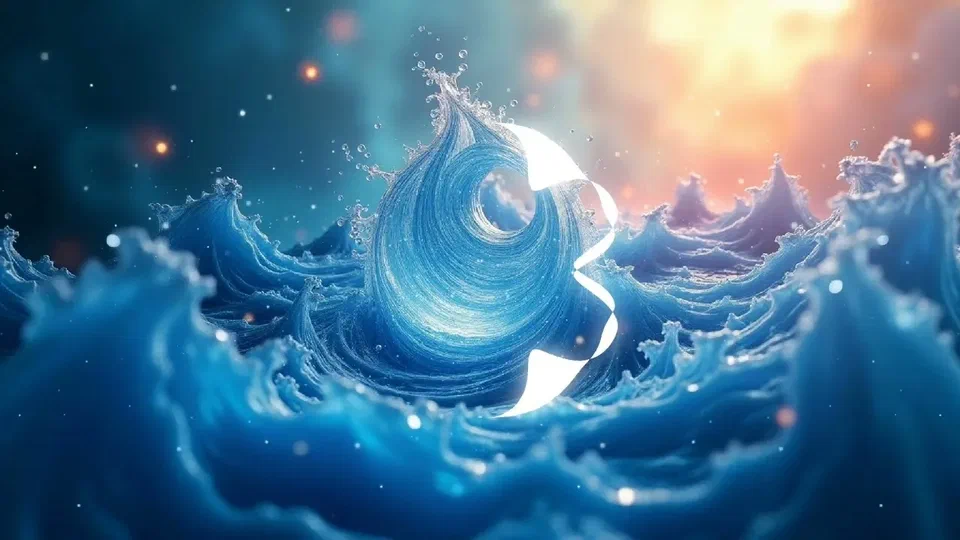 Ocean from a drop cover artwork